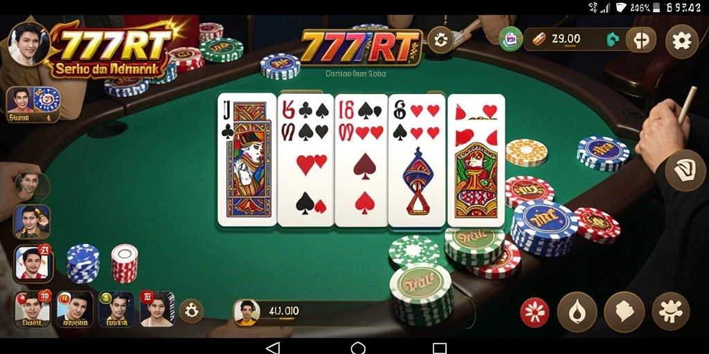Screenshot gameplay 777RT yang menampilkan pengalaman bermain Domino yang seru.