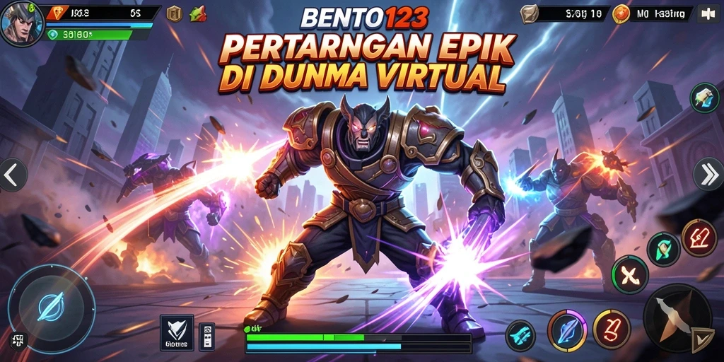 Tangkapan layar dari gameplay BENTO123 yang menampilkan aksi pertarungan yang seru.