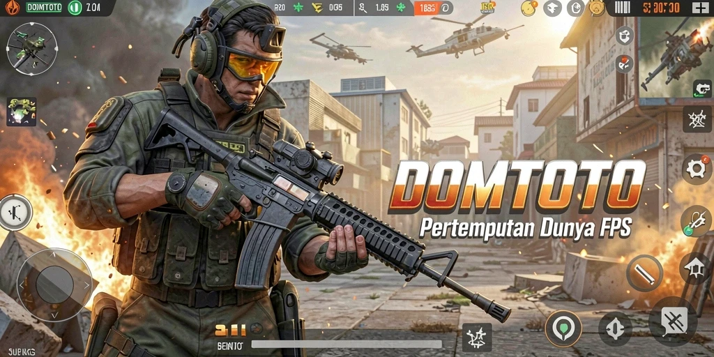Gameplay intens dan seru dalam DOMTOTO.