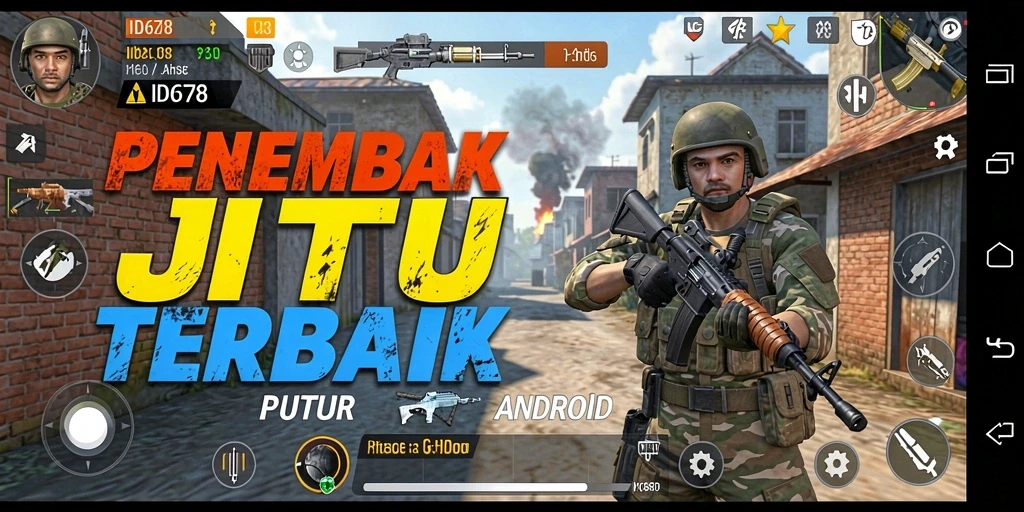 Gameplay mendebarkan dalam ID678 dengan aksi tembak-menembak.