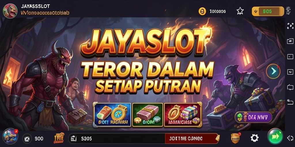 Tampilan gameplay mendebarkan dari JAYASLOT dalam suasana Horror.