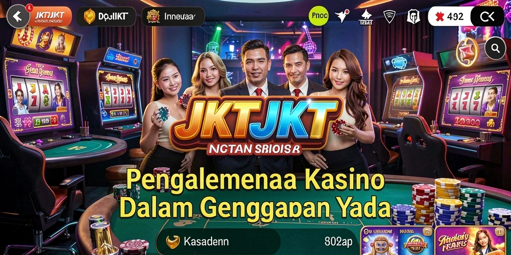 Tampilan permainan JKTJKT yang mengasyikkan dan penuh warna.
