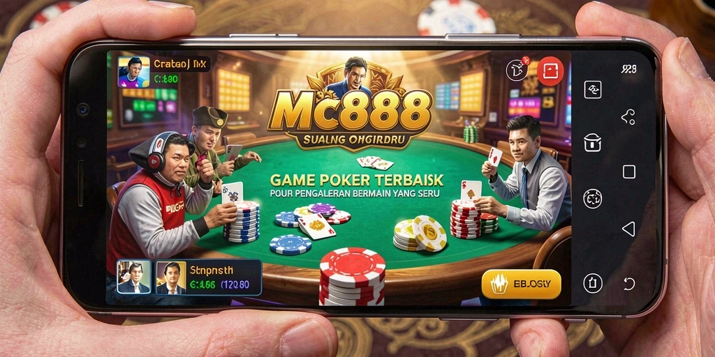 Tampilan gameplay Poker yang menarik di MC888.