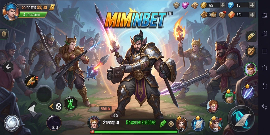 Tampilan gameplay seru dalam MIMINBET yang menantang strategi.