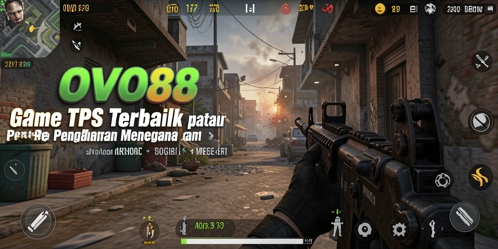Screenshot utama OVO88 menunjukkan aksi seru dalam pertempuran TPS.