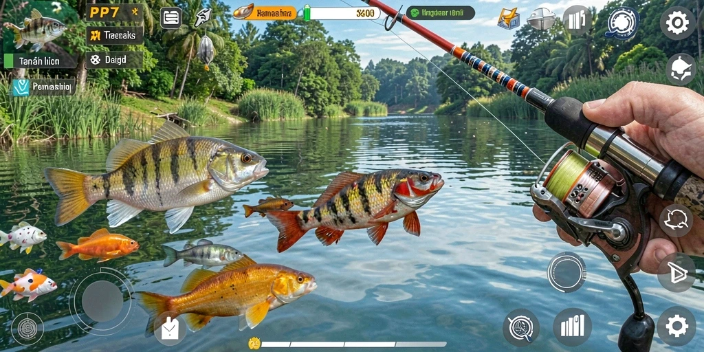 Tangkapan besar di PP7 saat memancing di danau.