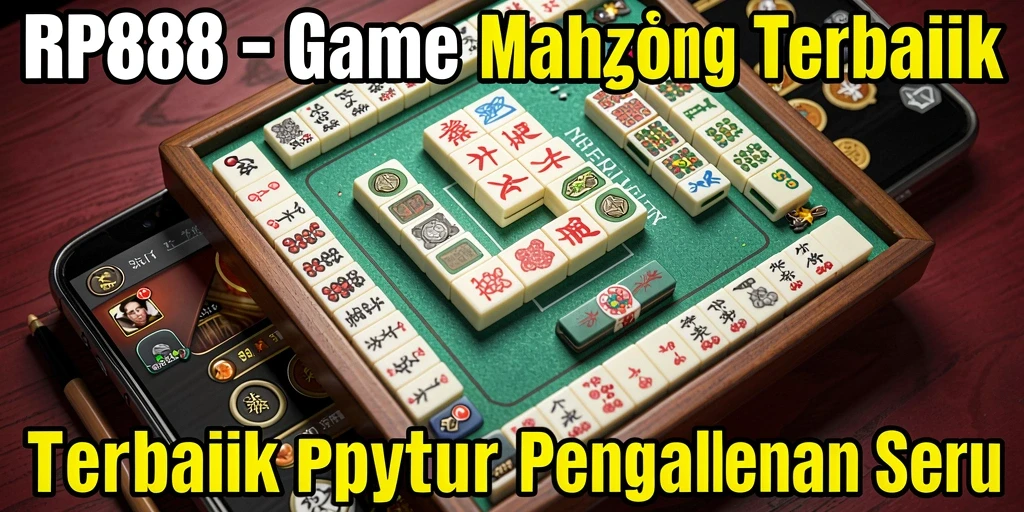 Screenshot gameplay RP888 menampilkan aksi seru permainan Mahjong.
