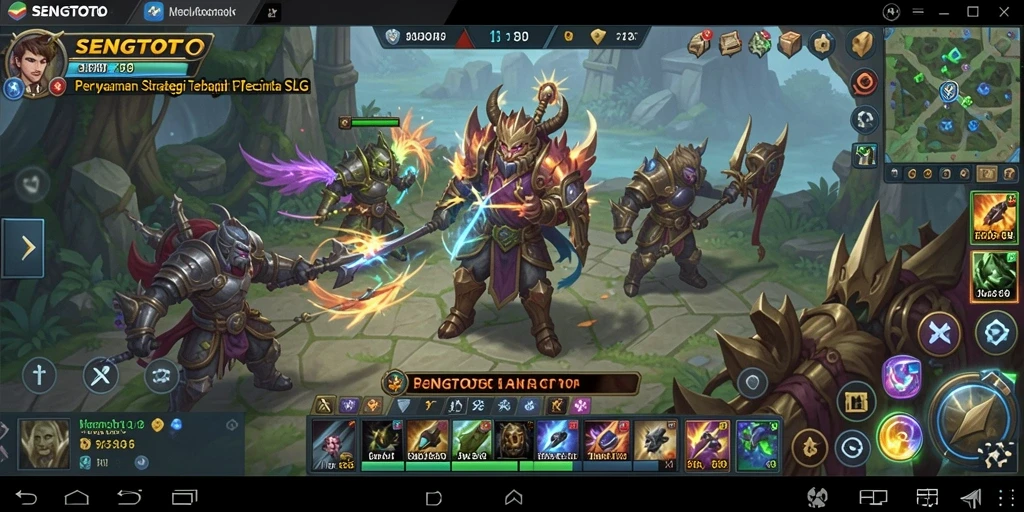 Gameplay strategis SENGTOTO yang mendebarkan dan penuh tantangan.