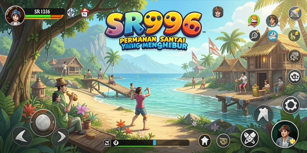 Tampilan permainan SR996 yang ceria dan menghibur.