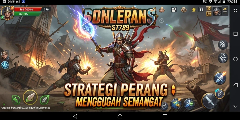 Gameplay ST789 yang mendebarkan dengan strategi perang yang mendalam.