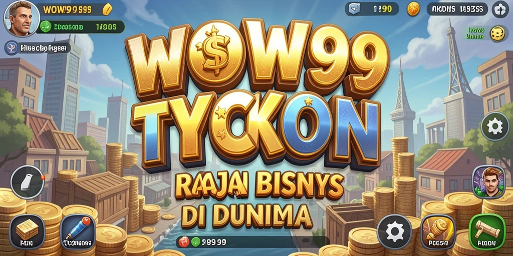 Tampilan menarik dari gameplay <strong>WOW99</strong> di dunia Tycoon.